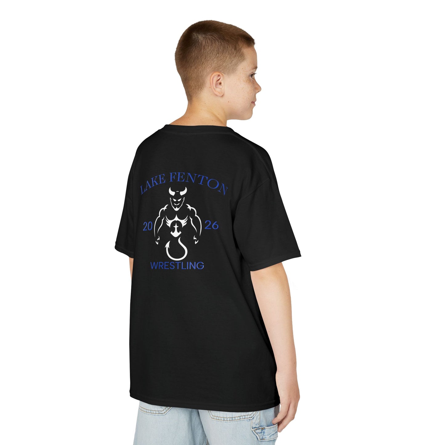 Lake Fenton Wrestling Youth Tee – 2026 Mascot Edition