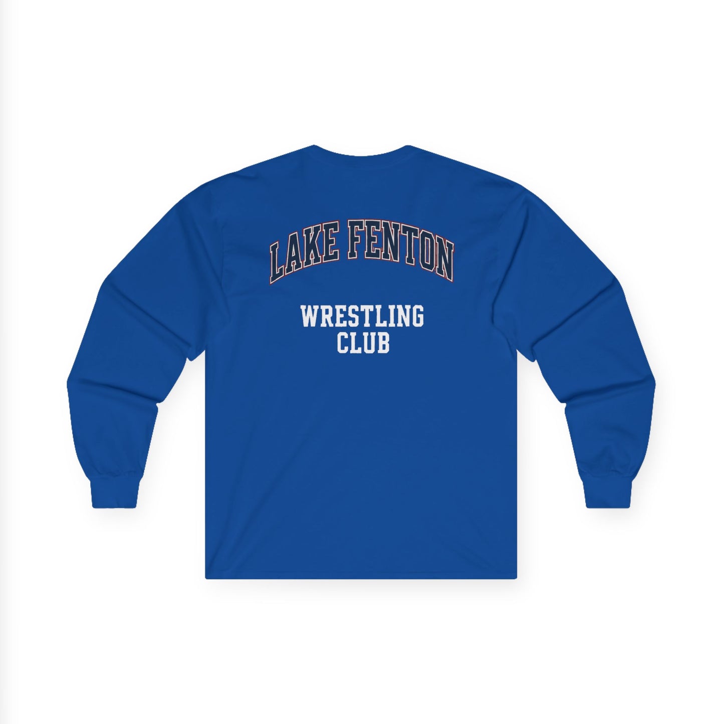 Lake Fenton Wrestling Club Long Sleeve T‑Shirt — Vintage Varsity Edition (Adult)