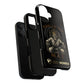 Phone case with a skull in a Zed Honra kimono and crown, text 'King of the Mat' and 'Zed Honra' logo.