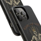 Phone case with a skull in a Zed Honra kimono and crown, text 'King of the Mat' and 'Zed Honra' logo.