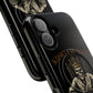 Phone case with a skull in a Zed Honra kimono and crown, text 'King of the Mat' and 'Zed Honra' logo.