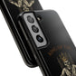 Phone case with a skull in a Zed Honra kimono and crown, text 'King of the Mat' and 'Zed Honra' logo.