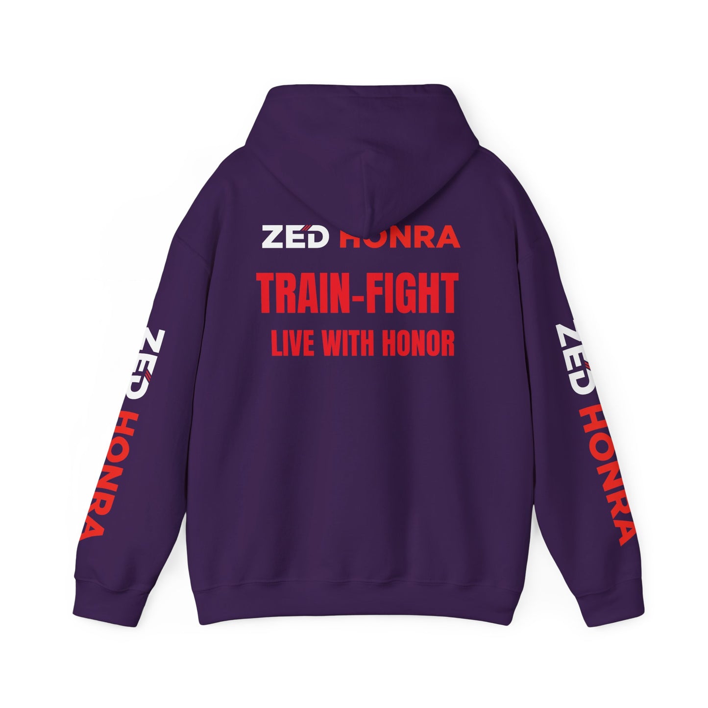 Zed Honra “Train–Fight–Live with Honor” Hoodie Sweatshirt