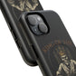 Phone case with a skull in a Zed Honra kimono and crown, text 'King of the Mat' and 'Zed Honra' logo.