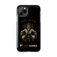 Phone case with a skull in a Zed Honra kimono and crown, text 'King of the Mat' and 'Zed Honra' logo.