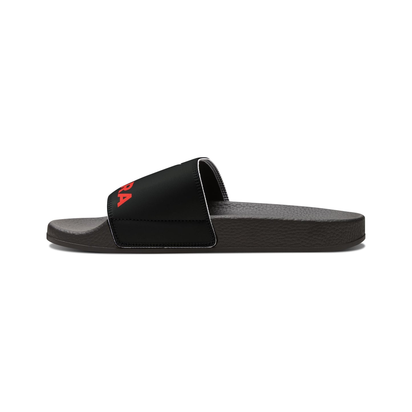 Zed Honra youth slide sandal in black – side profile