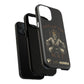 Phone case with a skull in a Zed Honra kimono and crown, text 'King of the Mat' and 'Zed Honra' logo.