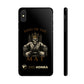 Phone case with a skull in a Zed Honra kimono and crown, text 'King of the Mat' and 'Zed Honra' logo.