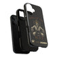 Phone case with a skull in a Zed Honra kimono and crown, text 'King of the Mat' and 'Zed Honra' logo.