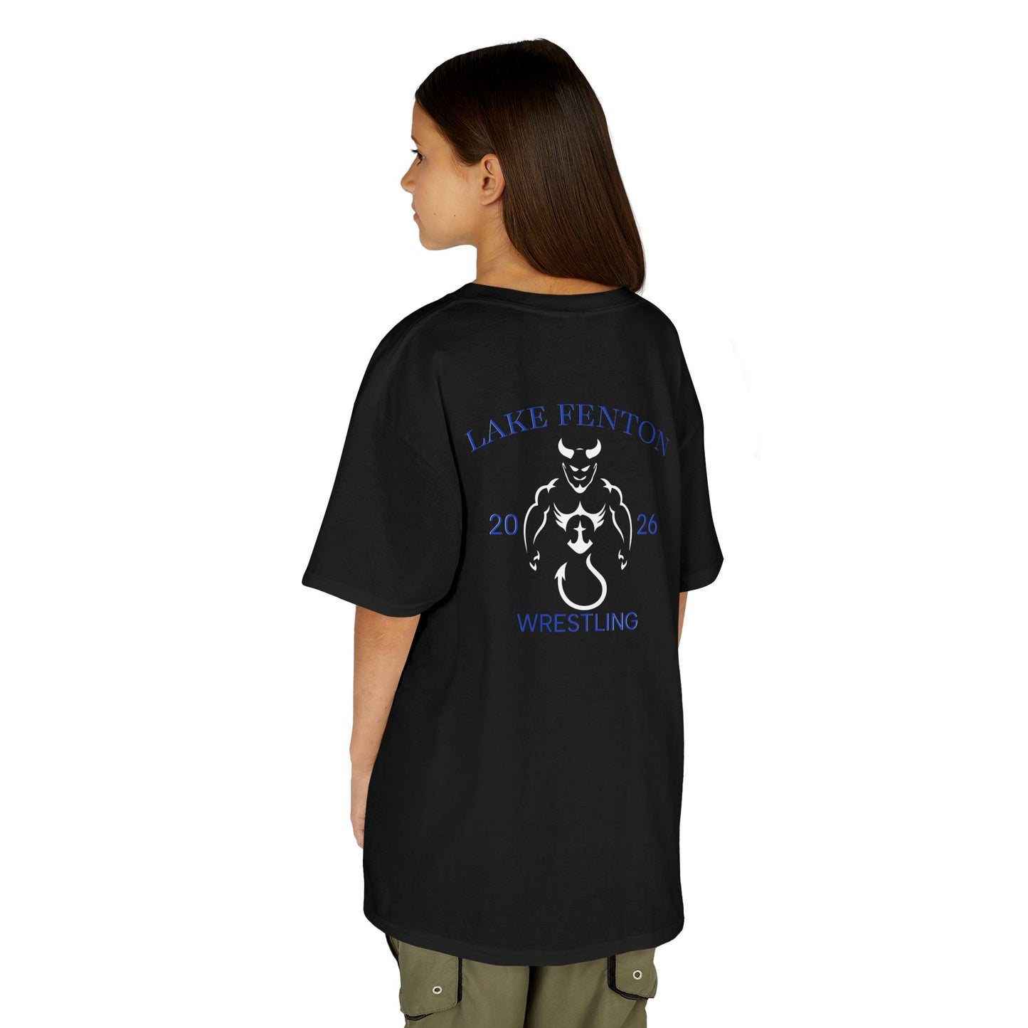 Lake Fenton Wrestling Youth Tee – 2026 Mascot Edition