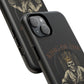 Phone case with a skull in a Zed Honra kimono and crown, text 'King of the Mat' and 'Zed Honra' logo.