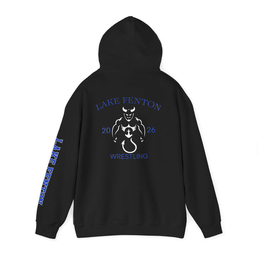 Lake Fenton Wrestling Heavyweight Team Hoodie – Adult Unisex