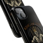 Phone case with a skull in a Zed Honra kimono and crown, text 'King of the Mat' and 'Zed Honra' logo.