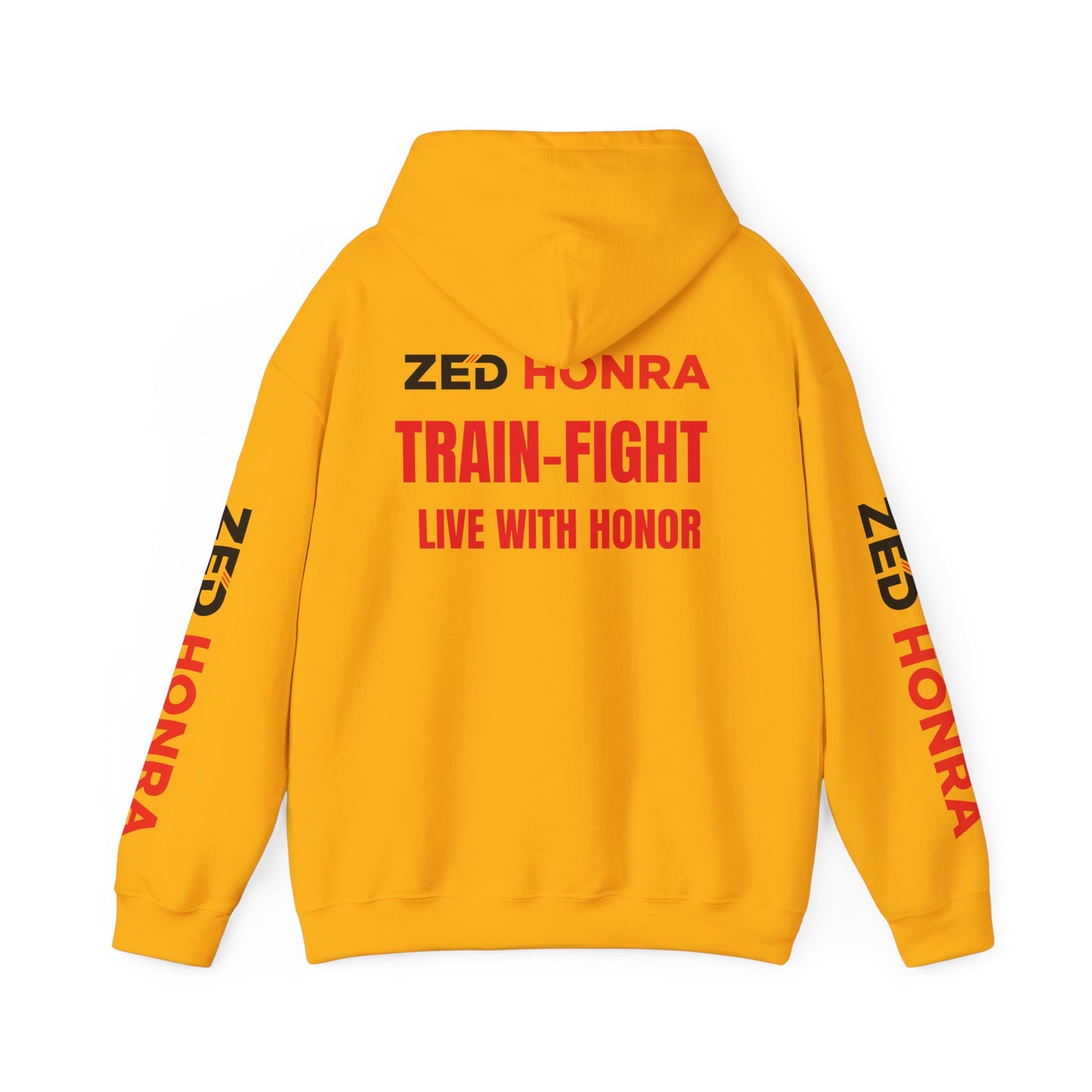 Zed Honra “Train–Fight–Live with Honor” Hoodie Sweatshirt