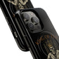 Phone case with a skull in a Zed Honra kimono and crown, text 'King of the Mat' and 'Zed Honra' logo.
