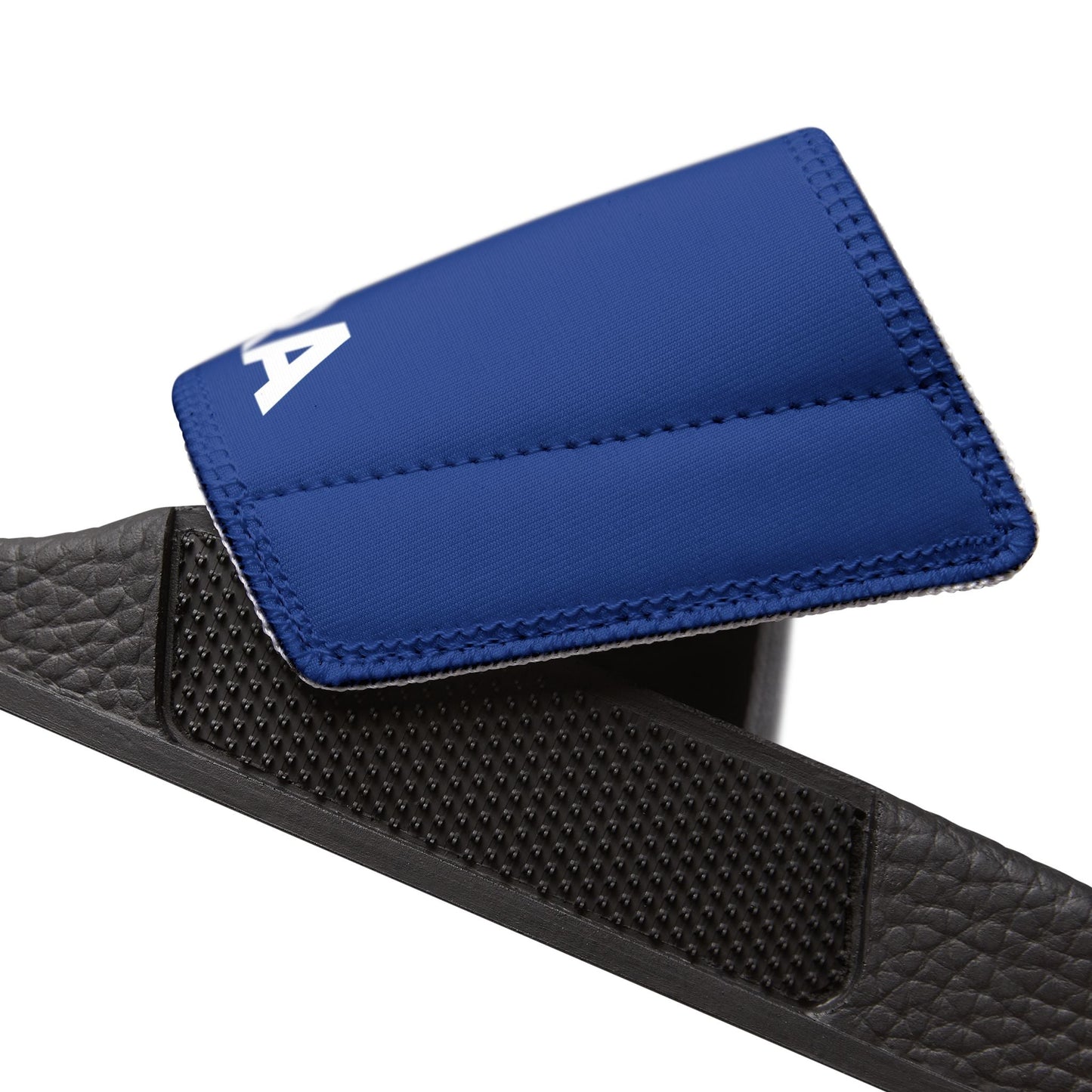 Zed Honra youth slide sandals in blue – removable strap and sole view