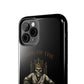 Phone case with a skull in a Zed Honra kimono and crown, text 'King of the Mat' and 'Zed Honra' logo.