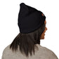 Zed Honra Embroidered Beanie – White, Black, Royal Blue