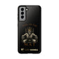 Phone case with a skull in a Zed Honra kimono and crown, text 'King of the Mat' and 'Zed Honra' logo.