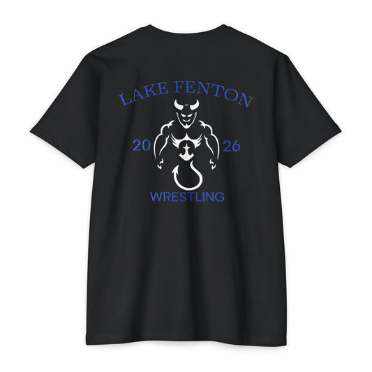 Lake Fenton Wrestling Tee – 2026 Mascot Edition