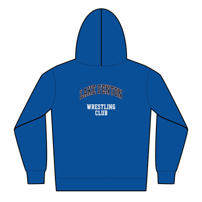 Lake Fenton Wrestling Club Youth Zip-Up Hoodie – Vintage Varsity Edition