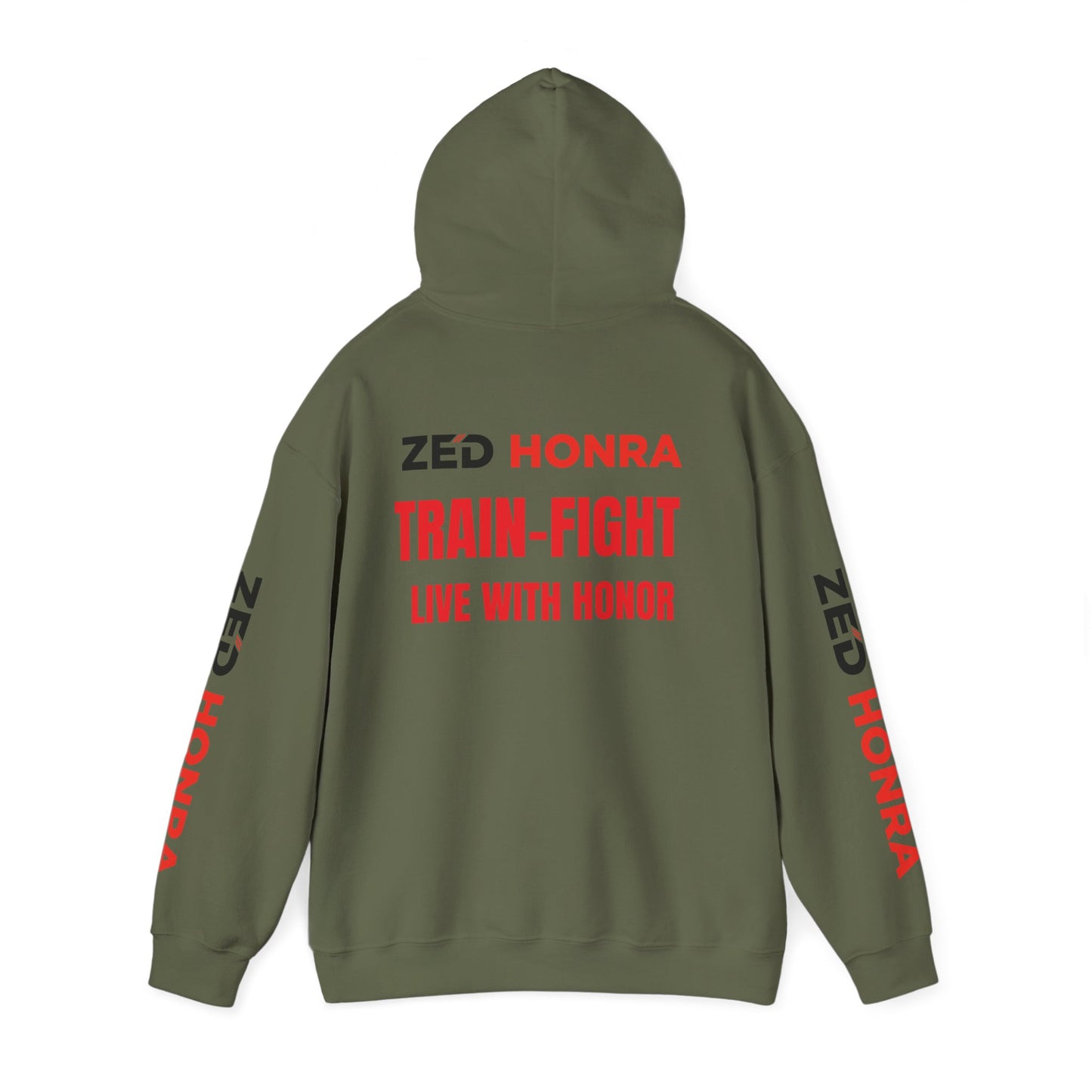Zed Honra “Train–Fight–Live with Honor” Hoodie Sweatshirt