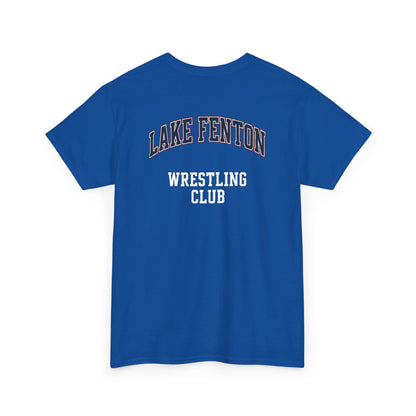 Lake Fenton Wrestling Club T‑Shirt — Vintage Varsity Short Sleeve Tee (Adult)