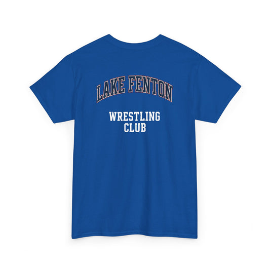 Lake Fenton Wrestling Club T‑Shirt — Vintage Varsity Short Sleeve Tee (Adult)