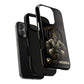 Phone case with a skull in a Zed Honra kimono and crown, text 'King of the Mat' and 'Zed Honra' logo.