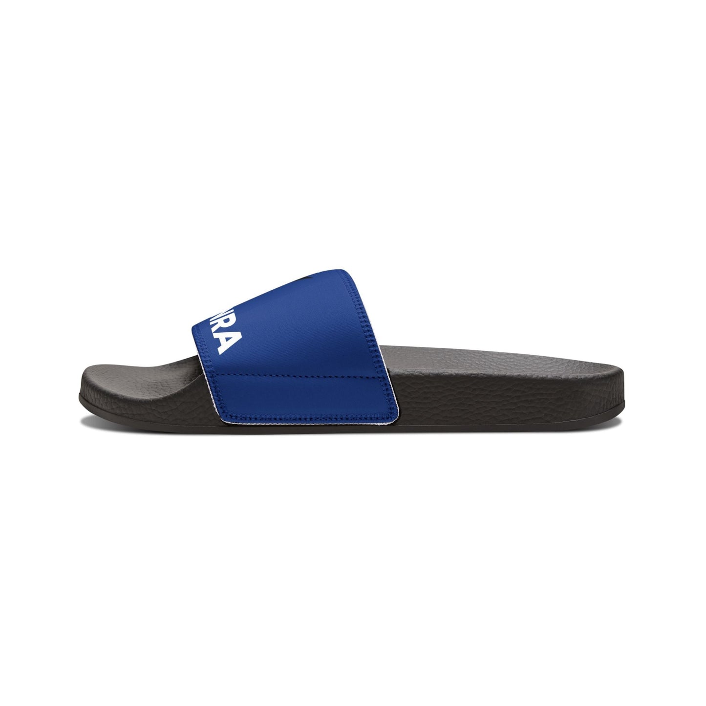 Zed Honra youth slide sandal in blue – side view