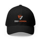 Black FlexFit Cap with Zed Honra embroidered logo – front view