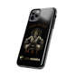 Phone case with a skull in a Zed Honra kimono and crown, text 'King of the Mat' and 'Zed Honra' logo.