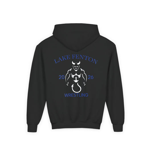 Lake Fenton Wrestling Youth Hoodie – 2026 Team Design