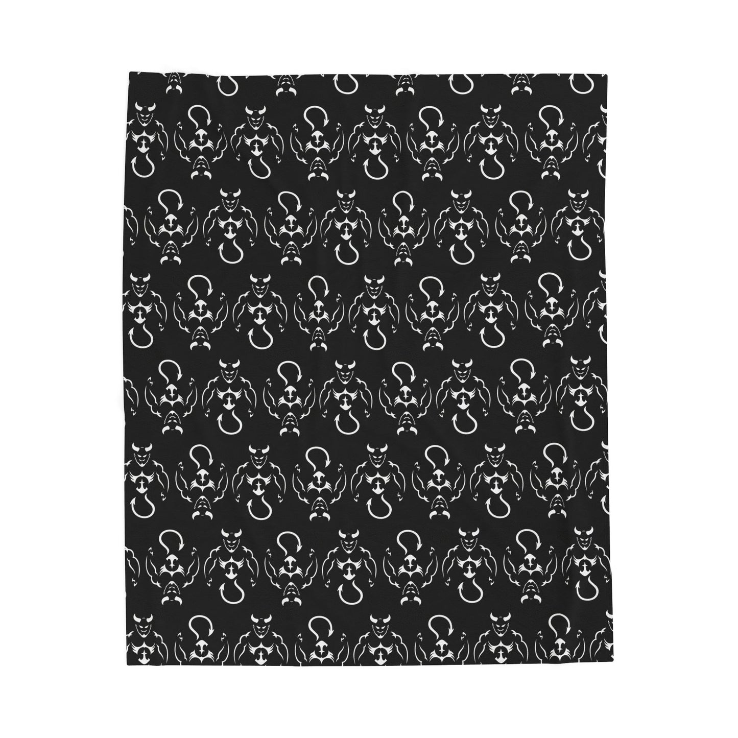 Lake Fenton Devil Plush Velveteen Blanket – 50x60”