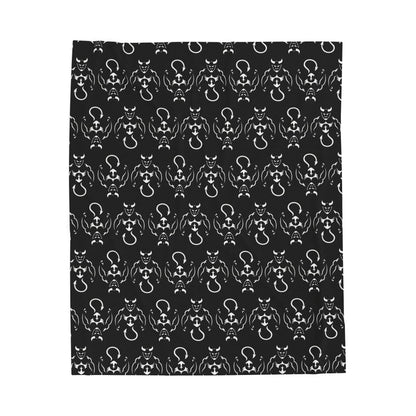 Lake Fenton Devil Plush Velveteen Blanket – 50x60”