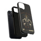 Phone case with a skull in a Zed Honra kimono and crown, text 'King of the Mat' and 'Zed Honra' logo.