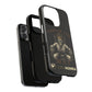 Phone case with a skull in a Zed Honra kimono and crown, text 'King of the Mat' and 'Zed Honra' logo.