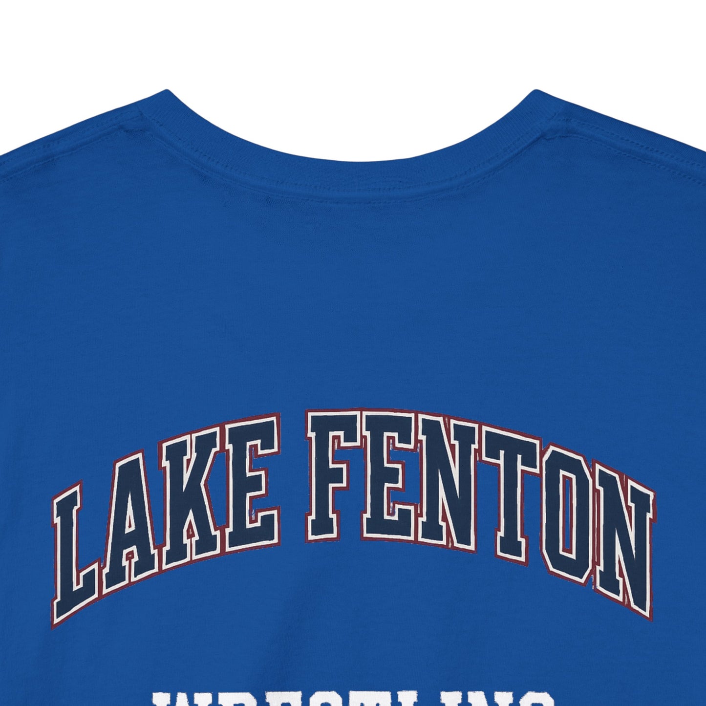 Lake Fenton Wrestling Club T‑Shirt — Vintage Varsity Short Sleeve Tee (Adult)
