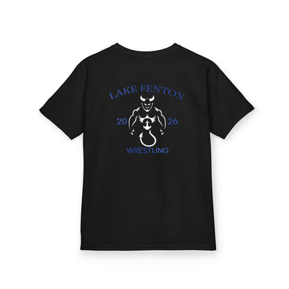 Lake Fenton Wrestling Youth Tee – 2026 Mascot Edition