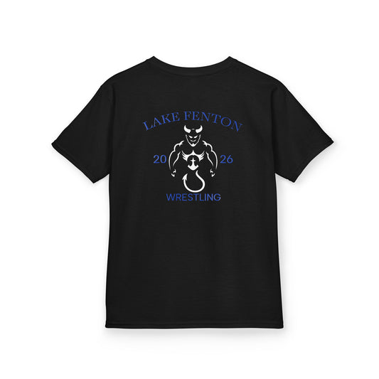 Lake Fenton Wrestling Youth Tee – 2026 Mascot Edition