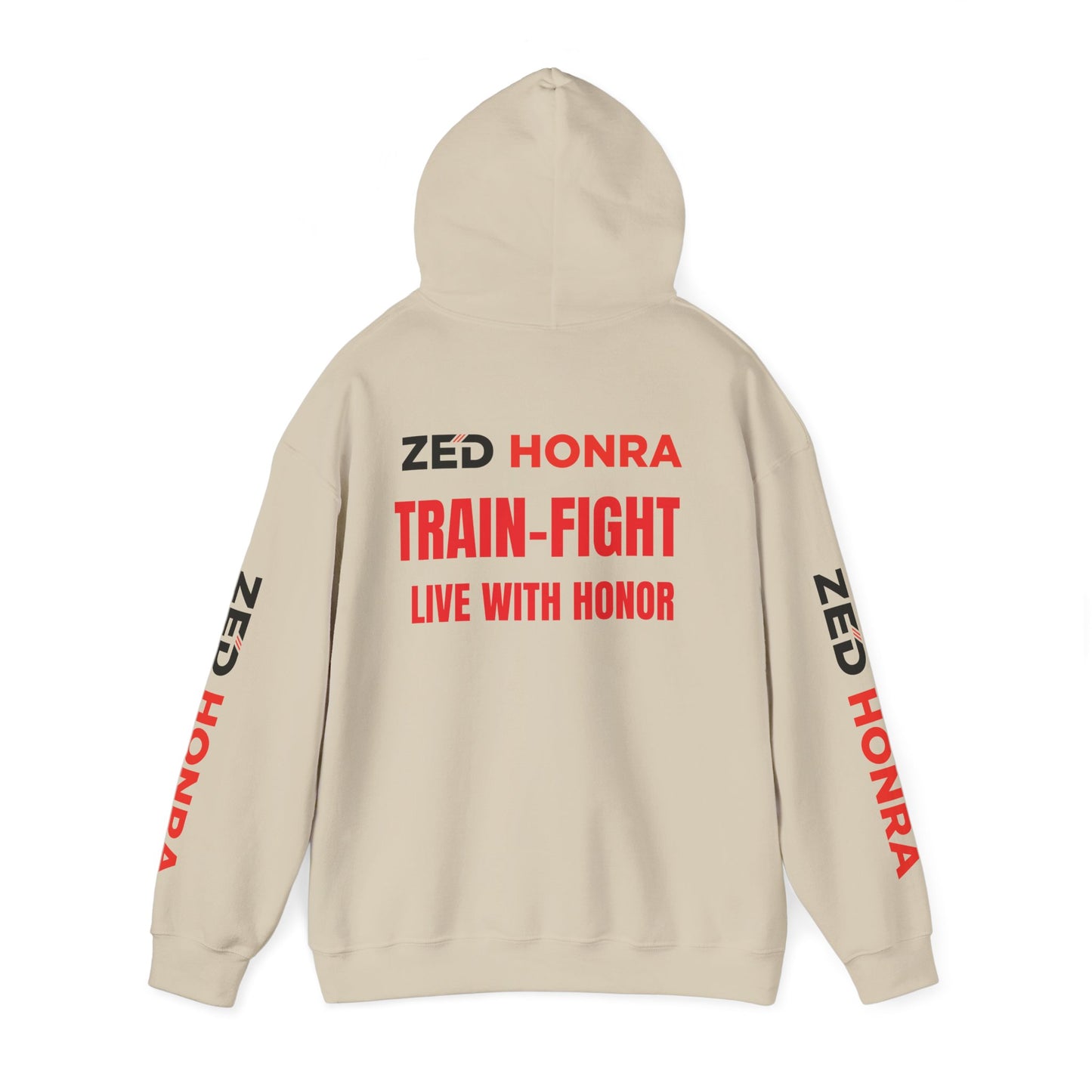 Zed Honra “Train–Fight–Live with Honor” Hoodie Sweatshirt