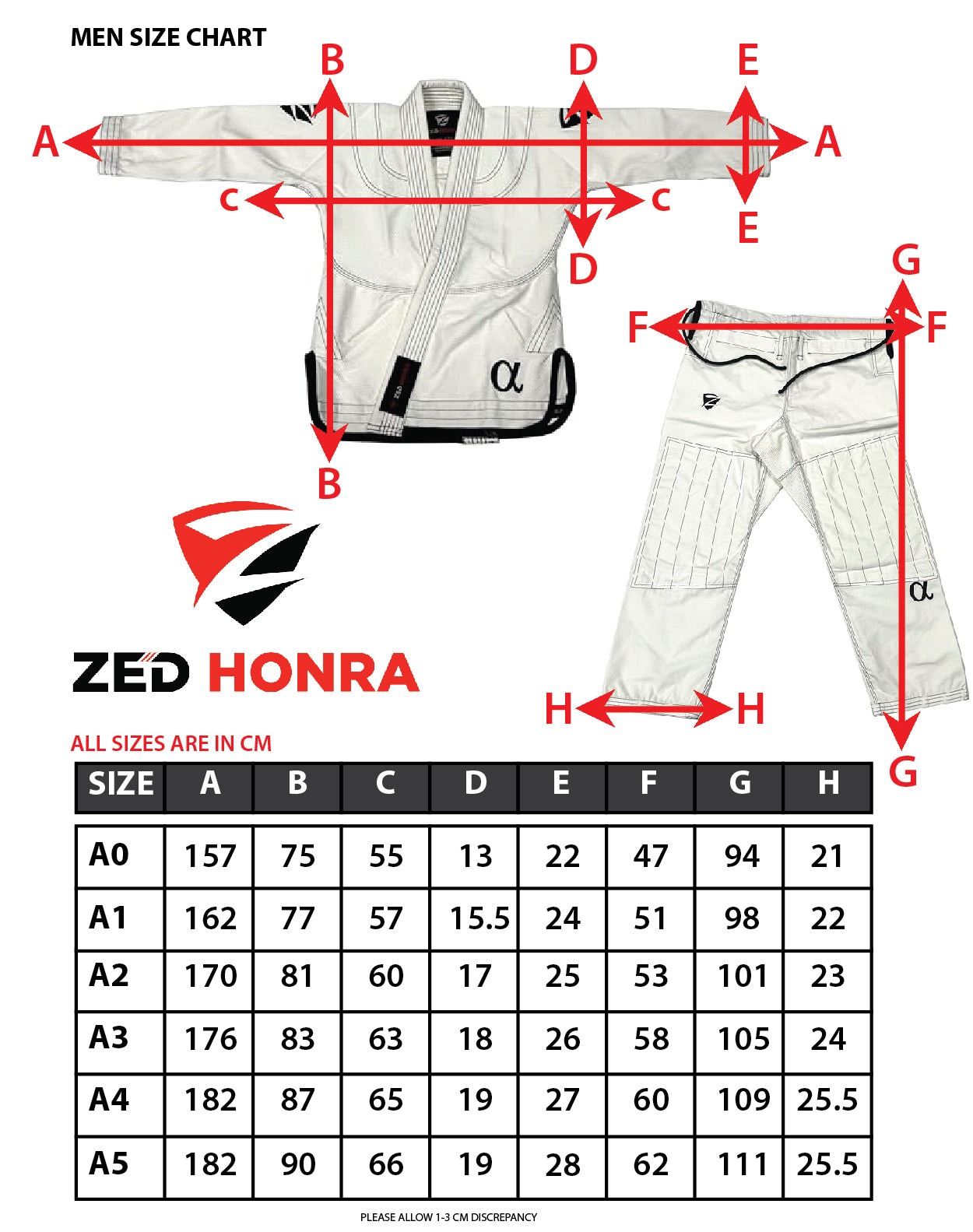 Zed Honra - Men's Alpha Gi - BJJ Kimono