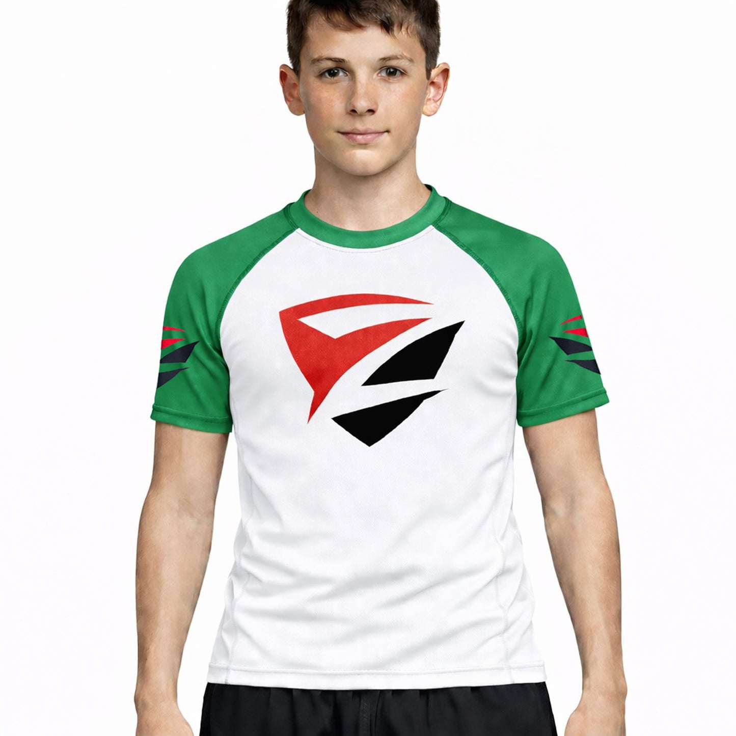 Zed Honra Model 1R Youth Ranked Rash Guard – IBJJF Legal – Black