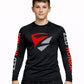 Zed Honra - Youth Long Sleeve "Model 1" Rash Guard on Model