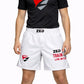 Zed Honra Model 1 Youth No-Gi Shorts – on Model, White BJJ & MMA Shorts for Kids