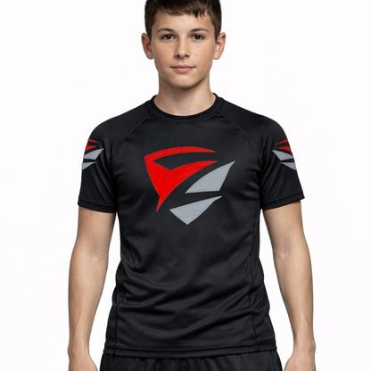 Zed Honra - Youth "Model 1" Rash Guard on Model