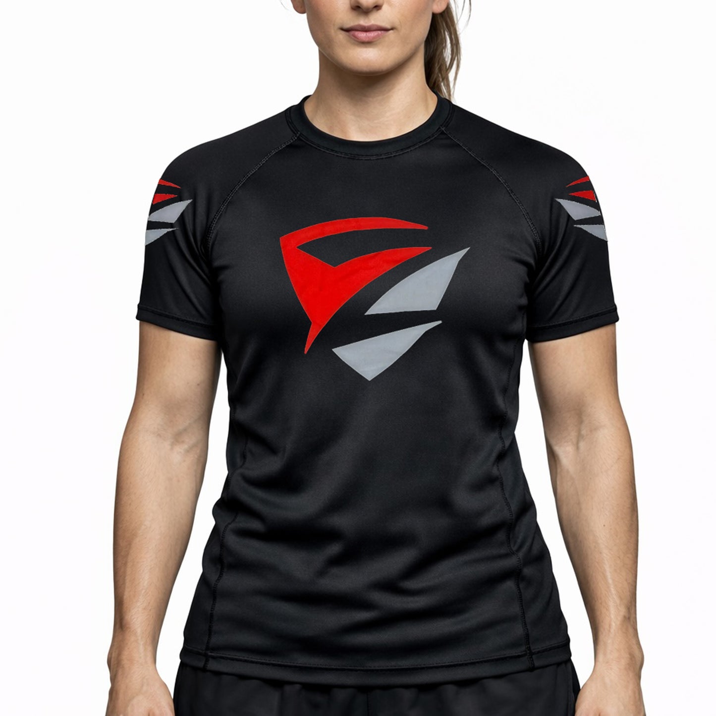 Zed Honra - Women's "Model 1" Rash Guard on Model