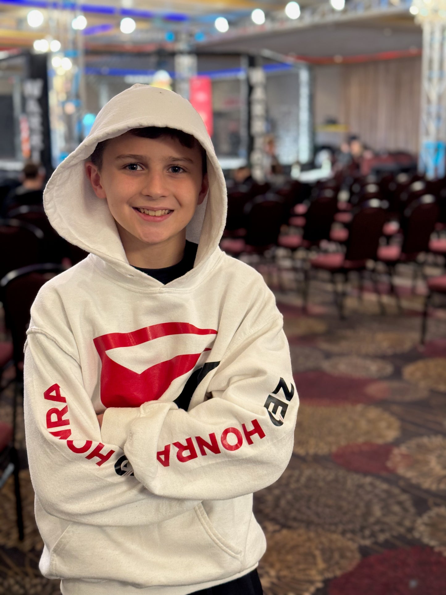 Zed Honra “Train–Fight–Live with Honor” Hoodie Sweatshirt